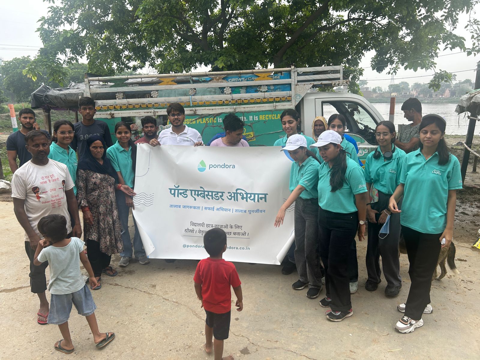 Pond Adoption Drive at Abupur - Image 1