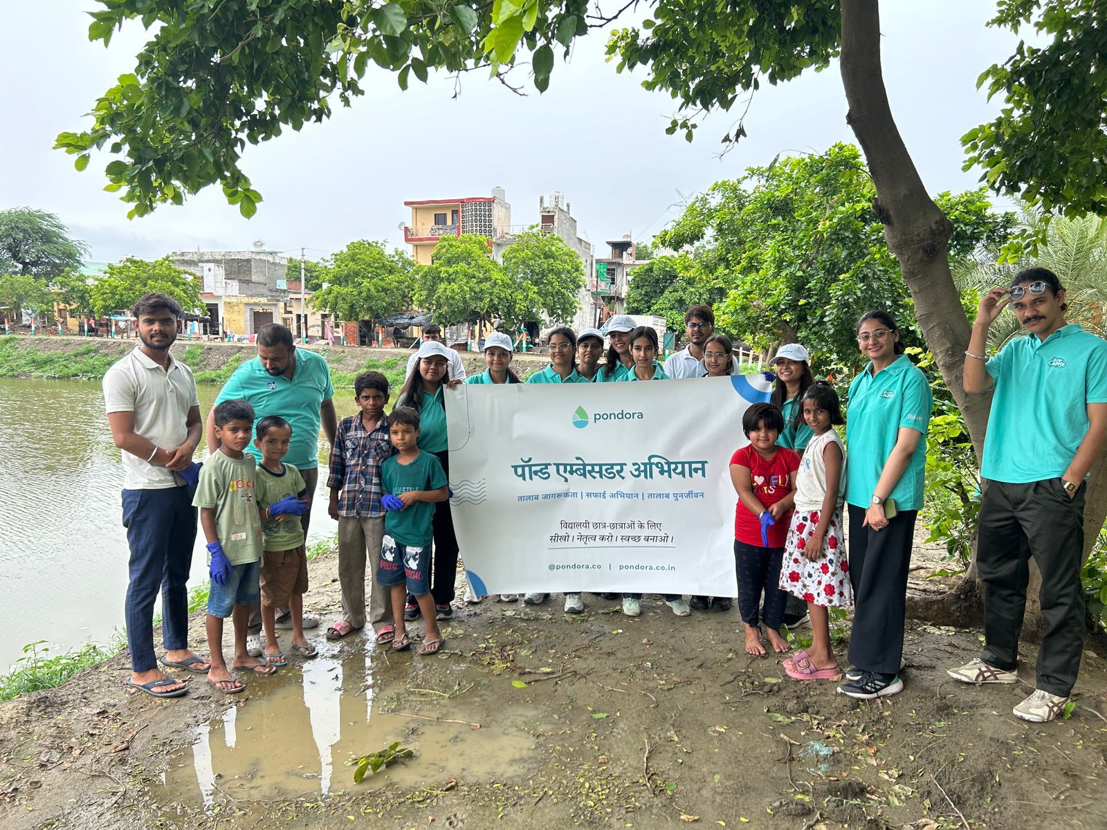 Pond Adoption Drive at Abupur - Image 2