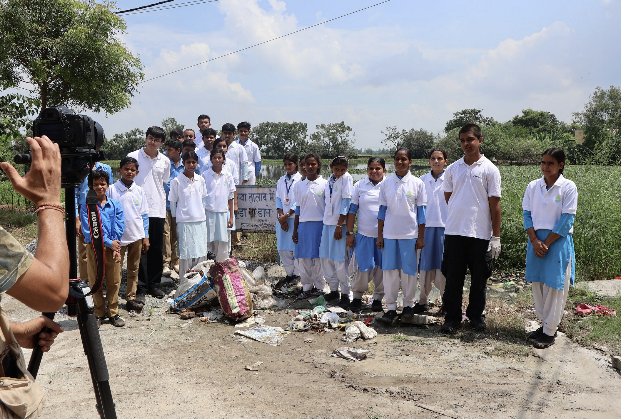 Plastic Cleaning Drive at Bambawar - Image 1
