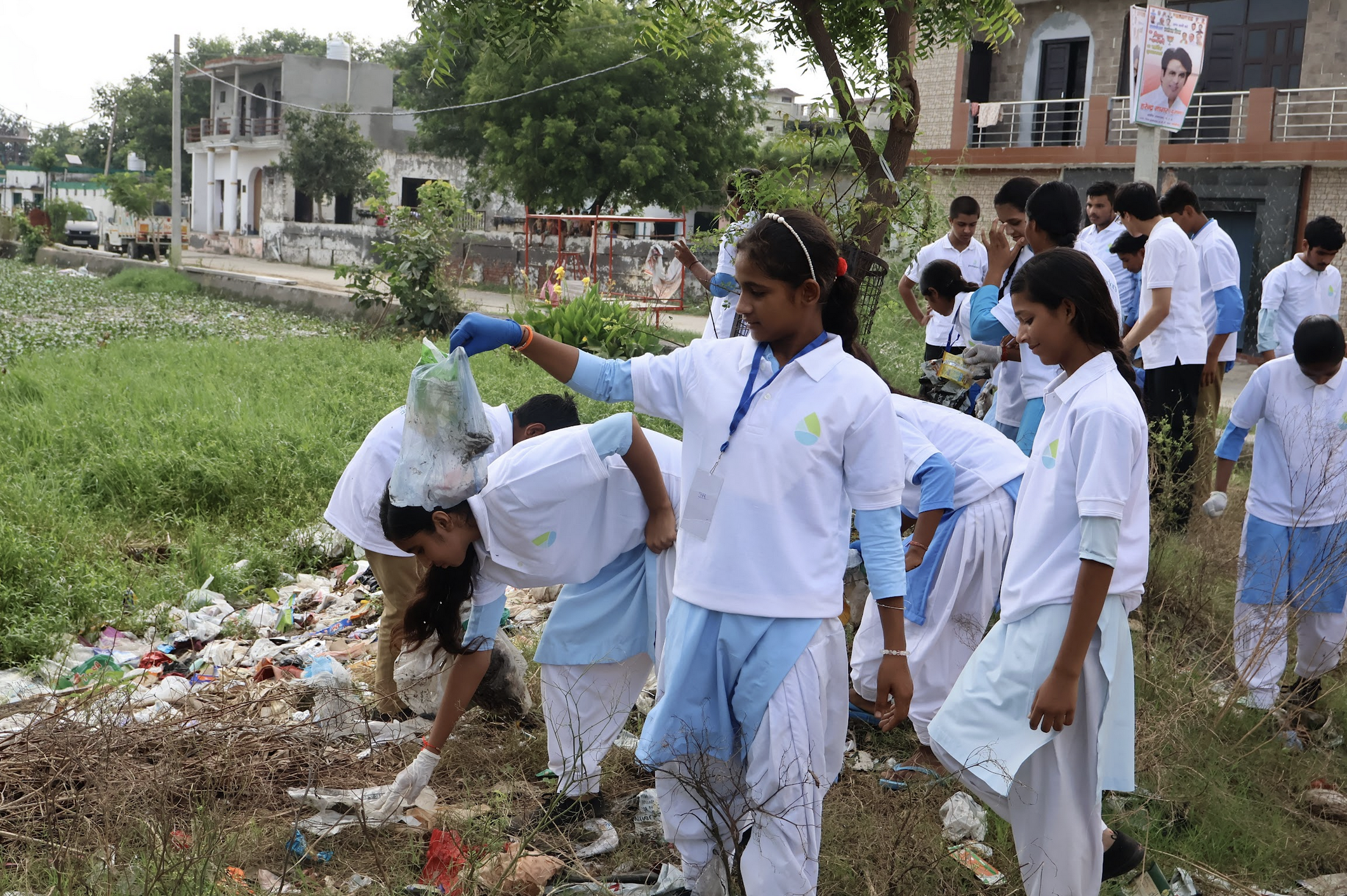 Plastic Cleaning Drive at Bambawar - Image 2