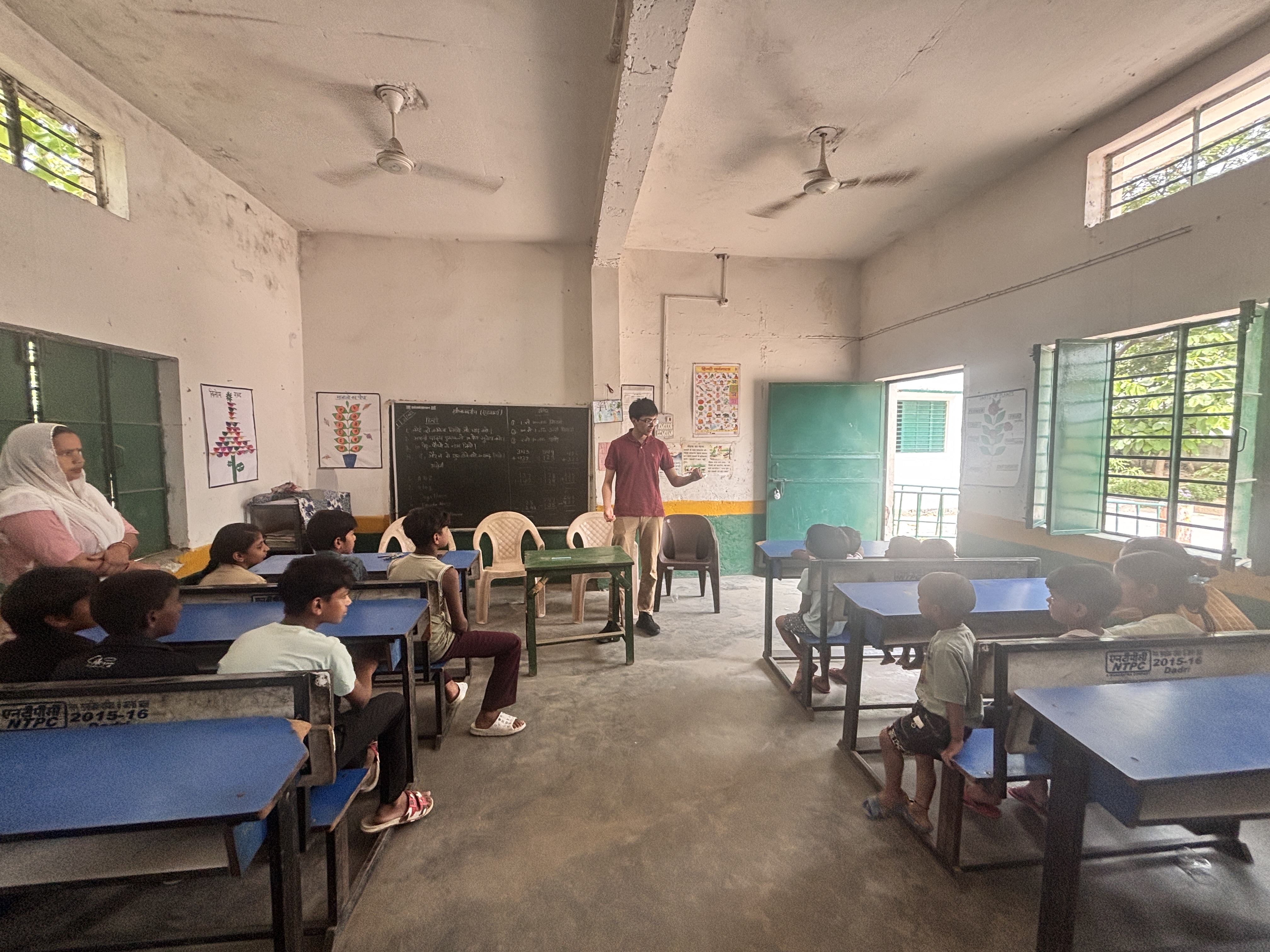 School Pond Rejuvenation Drive at Abupur - Image 1